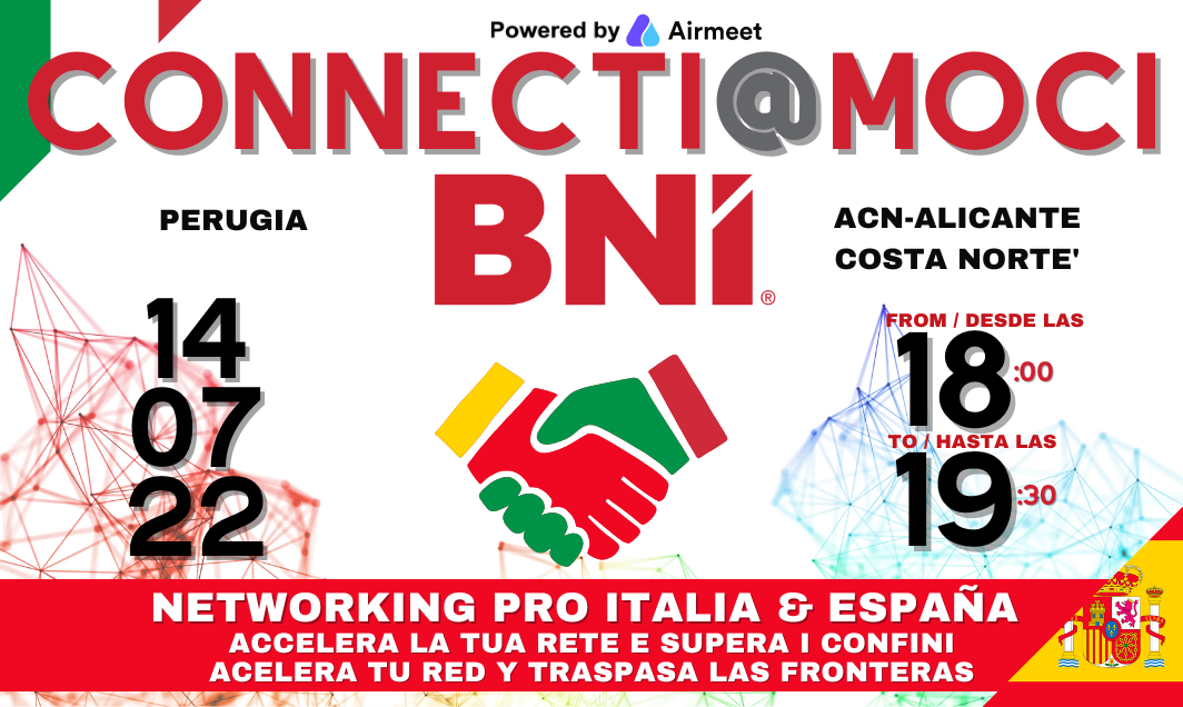 14.07.22 CONNECTI@MOCI - NETWORKING PRO ITALIA & ESPAÑA