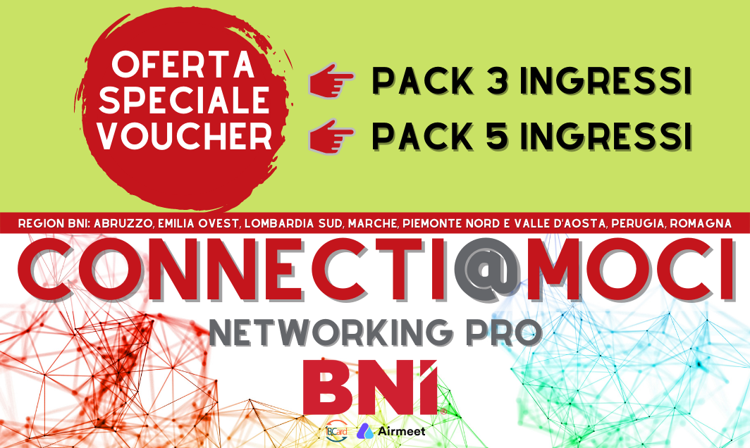 Offerta Speciale Voucher Ingresso Eventi CONNECTI@MOCI
